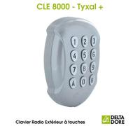 Clavier à touches Extérieur Radio - CLE 8000 TYXAL+ Delta Dore 6413255