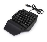 Clavier à Une Main pour Jouer avec des Effets D'éclairage Colorés, Pratique pour Les Joueurs PUBG, Matériau ABS, 39 Touches