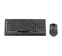 Clavier - A4Tech - 9300F - Standard - RF sans fil - QWERTY - Noir