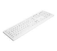 Active Key Clavier Cherry AK-C8100F-FUS-W/GE Sans fil USB QWERTZ Blanc