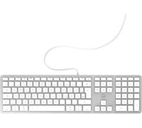 Clavier Allemand Qwertz Filaire Pour Mac ¿ Blanc Et Argenté