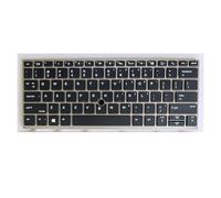 Clavier américain for Ordinateur Portable, Compatible avec HP, Compatible avec EliteBook, 730 G5, 735 G5, 735 G6, 830 G5, 830 G6, 836 G5, L56442-031, L13697-031(Point Backlit US)