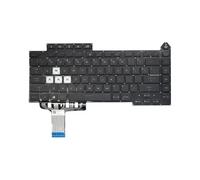 Clavier américain, Russe et Espagnol, Compatible avec ASUS ，ROG Strix G15 G513 G513Q G513QM G513QY G533, rétroéclairage américain (2021)(RU RGB Backligh)