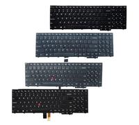 Clavier anglais américain for ordinateur portable, compatible avec IBM, Lenovo, Thinkpad, E531, E540, E540P, T550, T540, T540P, L540, L560, L570, W540, W541, W550, W550S et P50S.(OEM Install Rod)