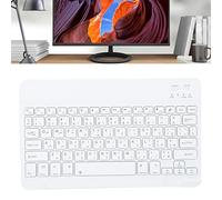 Clavier arabe sans fil ultra fin de 10 pouces, clavier sans fil pour ordinateur, clavier Bluetooth pour Android/OS X/Windows, pour bureau/studio