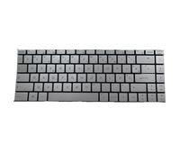 Clavier argenté sans rétroéclairage pour MSI Bravo 15 / GF63 GF65 Thin / GS65 Stealth / GS65VR WP65 WS65 / P65 Creator / PS42 PS63 Modern / Creator 15M / Thin A15 / Thin 15 (version française FR)