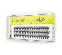 Clavier Artificial lashes in tufts Du2o Double Volume | 20 lashes in a tuft | Different lengths from 8 to 14 mm (14mm)