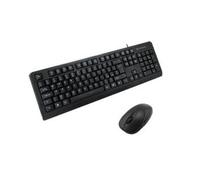 Atlantis Land Keyboard combo Kit clavier Souris incluse USB QWERTY Noir G