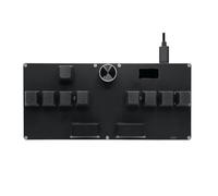 Clavier avec Bouton écran Copie pâte CM51 OSU DJ Max Compatible avec Les commutateurs commutateurs magnétiques à déclenchement Rapide (CM51-1 Black)