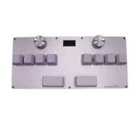 Clavier avec Bouton écran Copie pâte CM51 OSU DJ Max Compatible avec Les commutateurs commutateurs magnétiques à déclenchement Rapide (CM51-2 Silver)