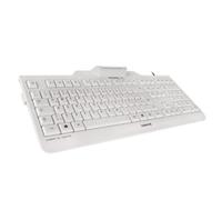 Clavier avec lecteur Cherry JK-A0100ES-0 Blanc