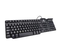 Clavier avec lecteur CoolBox COO-TEC02DNI Noir