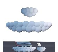 Clavier avec repose-poignet sur le repose-poignet avec souris sur le | Coussin pour poignet de bureau Coussin ergonomique pa