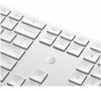 Clavier avec souris HP 650 Blanc