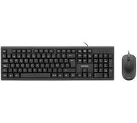 Clavier avec souris Nilox Noir
