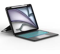 Clavier avec Trackpad pour iPad A16 11 EME Generation 2025/10 EME Generation 10.9"" 2022, Combo Touch AZERTY Français Clavier Détachable avec Pavé Tactile pour iPad A16 11 Pouces 2025, Blanc