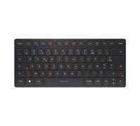 CHERRY KW 9200 MINI clavier Universel USB + RF Wireless + Bluetooth AZERTY Français Noir