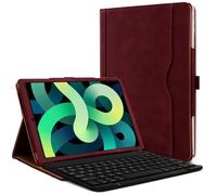 Clavier AZERTY + Étui de Protection Bordeau pour Apple iPad (A16) 2025 11 pouces