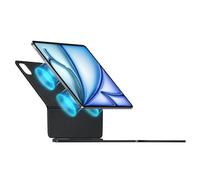 Clavier AZERTY pour iPad Air 11"" (M3/M2) + iPad Pro 11"" (1/2/3/4) + iPad Air 10.9"" (4/5) - Étui Magnétique,7 Couleurs Rétroéclairage