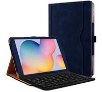 Clavier AZERTY - Samsung - Galaxy Tab S6 Lite - Étui de Protection - Bleu Foncé - 2024