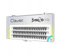 Clavier BeDu2o - Cils artificiels en touffes - Double volume - Cils en touffe - Différentes longueurs de 8 à 14 mm - Ultra volume pour un look parfait (9 mm)