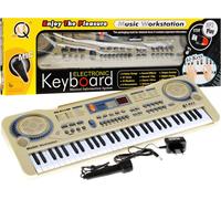 Clavier Beige Pour Enfants 5+ Microphone + Enregistrement + Usb Mp3 - Modèle No 811