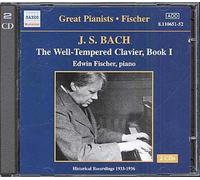 Clavier Bien Tempere, Livre I Edwin Fischer, Piano