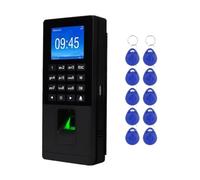 Clavier Biométrique De Contrôle D'accès par Empreinte Digitale, Mot De Passe RFID, Temps De Présence, Machine, Prise en Charge du Réseau TCP/IP, USB, Enregistrement des Employés(Size:Support TCP IP)