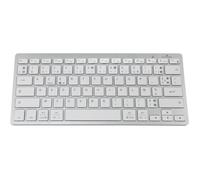 Bluestork - Clavier sans Fil Bluetooth pour PC, Compatible avec Windows 11,10, 8, et Mac OS - Mini Clavier PC/Mac Français AZERTY, Compact, Ultra Mince, Léger, Silencieux - Nouveau 2024 (Blanc)
