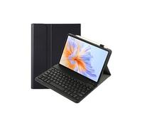 Clavier Bluetooth FOXDOCK pour Honor Pad V9 11.5 pouces avec étui fin amovible en cuir PU-Noir