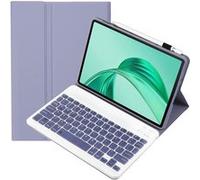 Clavier Bluetooth FOXDOCK pour Honor Pad X8a 11.0 pouces avec étui fin amovible en cuir PU-Violet