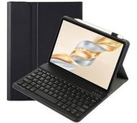 Clavier Bluetooth FOXDOCK pour Honor Pad X9a 11.5 pouces avec étui fin amovible en cuir PU-Noir G