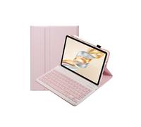 Clavier Bluetooth FOXDOCK pour Honor Pad X9a 11.5 pouces avec étui fin amovible en cuir PU-Rose
