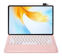 Clavier Bluetooth FOXDOCK pour Huawei MatePad Air (2024) 12 pouces avec étui fin amovible en cuir PU-Rose Rose G