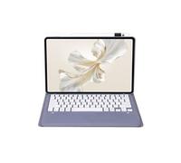 Clavier Bluetooth FOXDOCK pour Huawei MatePad Pro 12.2 pouces avec étui fin amovible en cuir PU-Violet