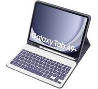 Clavier Bluetooth FOXDOCK pour Samsung Galaxy Tab А9 Plus support amovible couleur bonbon, étui à rabat en cuir avec emplacement pour stylo-Violet G