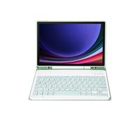 Clavier Bluetooth FOXDOCK pour Samsung Galaxy Tab S10 FE support amovible couleur bonbon, étui à rabat en cuir avec emplacement pour stylo-Vert clair