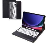 Clavier Bluetooth FOXDOCK pour Samsung Galaxy Tab S10 Plus support amovible couleur bonbon, étui à rabat en cuir avec emplacement pour stylo-Blanc