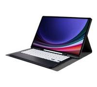 Clavier Bluetooth FOXDOCK pour Samsung Galaxy Tab S10 Ultra support amovible couleur bonbon, étui à rabat en cuir avec emplacement pour stylo-Blanc G