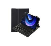 Clavier Bluetooth FOXDOCK pour Xiaomi Pad 6/6 Pro 11 pouces avec étui fin amovible en cuir PU-Noir