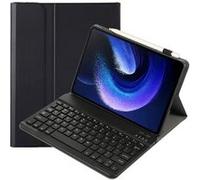 Clavier Bluetooth FOXDOCK pour Xiaomi Pad 6/6 Pro 11 pouces avec étui fin amovible en cuir PU-Noir Noir G