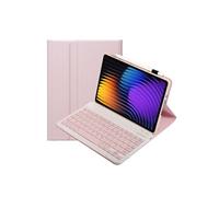 Clavier Bluetooth FOXDOCK pour Xiaomi Pad 7/7 Pro 11.2 pouces avec étui fin amovible en cuir PU-Rose