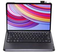 Clavier Bluetooth FOXDOCK pour Xiaomi Redmi Pad Pro 12.1 pouces avec étui fin amovible en cuir PU-Noir