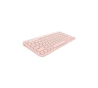 Clavier Bluetooth multi-appareils K380 - Clavier - sans fil - Bluetooth 3.0 - Allemand - rose