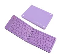 Clavier Bluetooth Pliable Dpofirs, Ultra Fin Rechargeable avec Support, 67 Touches, Portable sans Fil pour Téléphone, Tablette, Ordinateur