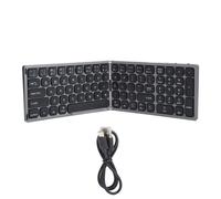 Clavier Bluetooth pliable sans fil ultra fin pour ordinateur iOS Android Windows