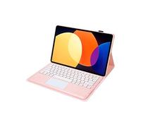 Clavier Bluetooth FOXDOCK pour Honor Pad V8 Pro détachable et ultra-fin touches carrées avec fonction tactile-Rose G