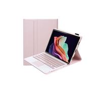Clavier Bluetooth FOXDOCK pour Huawei MatePad 11 (2023) détachable et ultra-fin touches carrées avec fonction tactile-Rose G
