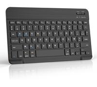 Clavier Bluetooth Pour Ipad,Ipad Air/Pro,Tablette Samsung,Xiaomi Pad 7/6/5,Mac,Azerty Français Clavier Léger Rechargeable Portables Pour Système Ios,Android,Windows,Noir