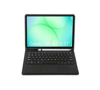Clavier Bluetooth pour Samsung Galaxy Tab A11 Plus, étui à rabat en cuir ultra-fin avec support pliable, pavé tactile et emplacement pour stylet-Noir